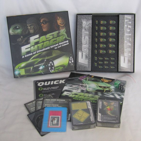 Fast & Fhtagn Game of Cthulhoid Street Racing by Jeff Tidball Atlas Games Signed - Picture 3 of 7